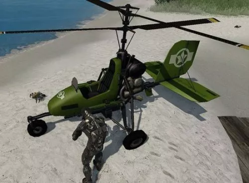 Bell 206 Helicopter 3d model