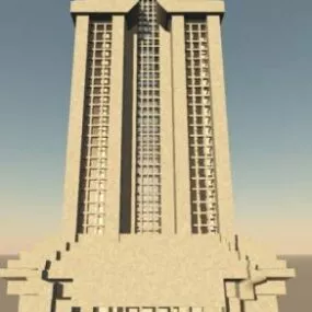 Chrysler Building Tower 3d model