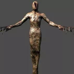 Lurker Zombie Character 3d model