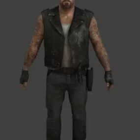 Francis Man Character 3d model