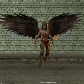 Hawkgirl 3d model