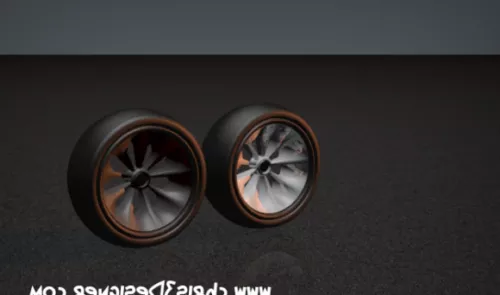 Ship Wheel 3d model