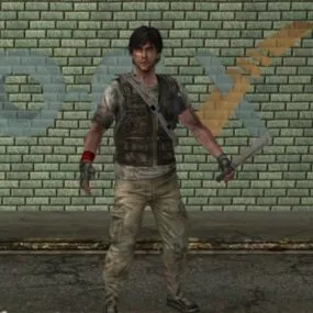 Male Survivor 3d model