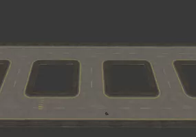 Street Road 3d model