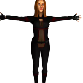Scarlet Yohanson 3d model