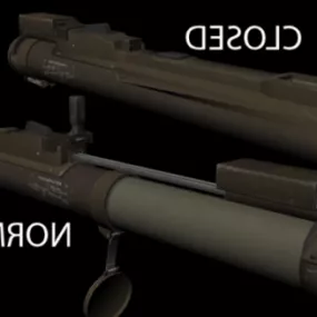 M72 Law Weapon 3d model