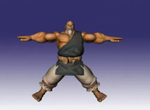 Gouken 3d model Gouken 3d model