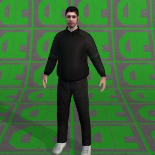 Sporty Man 3d model Sporty Man 3d model