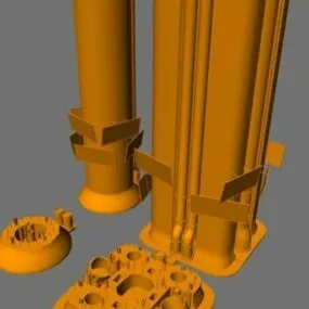 Pillar 3d model