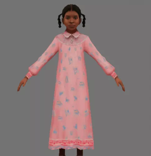 Tpe Hero Girl 3d model Tpe Hero Girl 3d model