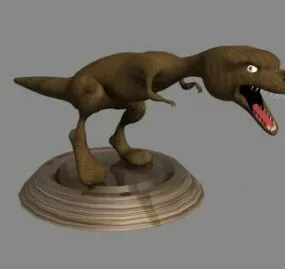 Teddy T-rex DInosaur Toy 3d model