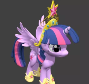 Twilight Sparkle 3d model