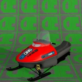 Snowmobile 3d model