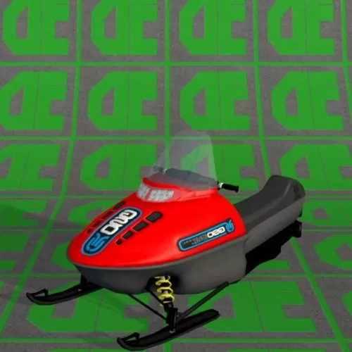 Snowmobile 3d model Snowmobile 3d model