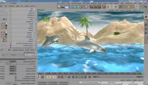 Dolphins 3d model Dolphins 3d model