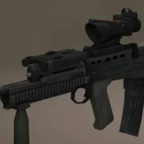 L85a2 Rifle Gun 3d model