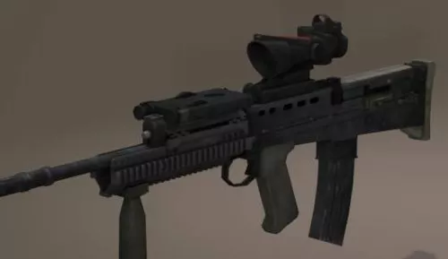 L85a2 Rifle Gun 3d model L85a2 Rifle Gun 3d model