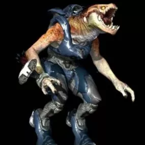 Halo 4 Jackal Character 3d model