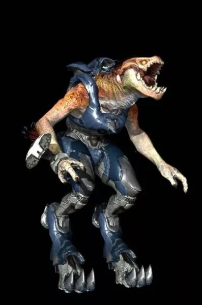 Halo 4 Jackal Character 3d model Halo 4 Jackal Character 3d model