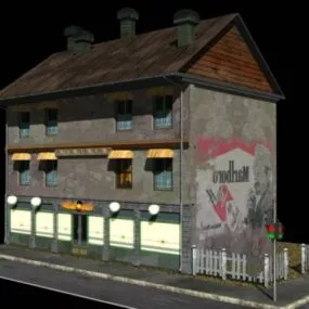 Flashpantone House Building 3d model