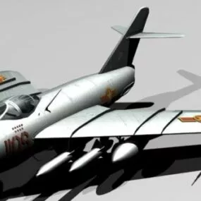 Mig-15 Aircraft 3d model