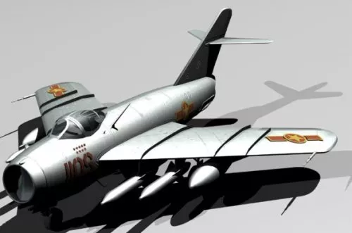 Mig-15 Aircraft 3d model Mig-15 Aircraft 3d model