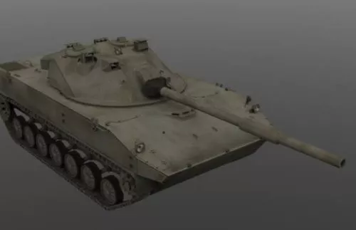 Sprut-sd Tank 3d model Sprut-sd Tank 3d model