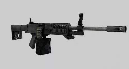 Lsat Military Gun 3d model Lsat Military Gun 3d model