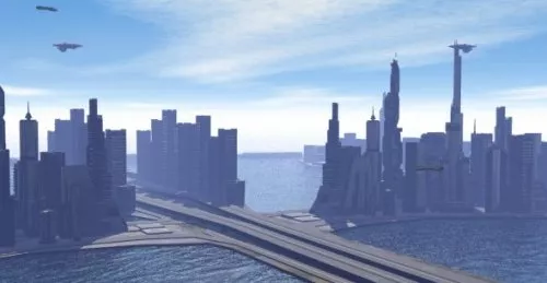 Future Miami City Building 3d model Future Miami City Building 3d model