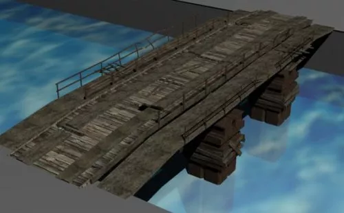 Old Bridge 3d model Old Bridge 3d model