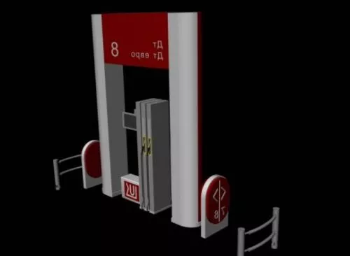 Cylinder Space Station Module Style 3d model