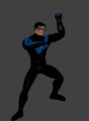 Nightwing Gangnam Style Animation With Bvh 3d model Nightwing Gangnam Style Animation With Bvh 3d model