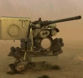 Kongsberg Protector Weapon 3d model