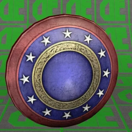 Ornate Shield Weapon 3d model