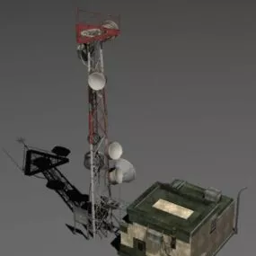 Transmitting Station Building 3d model