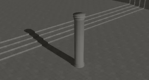Pillar Building 3d model Pillar Building 3d model