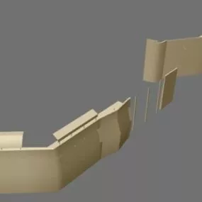 Wall – Fence (3) 3d model
