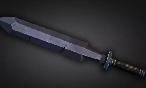 Game Sword 3d model Game Sword 3d model