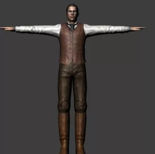 Generic Male 3d model Generic Male 3d model