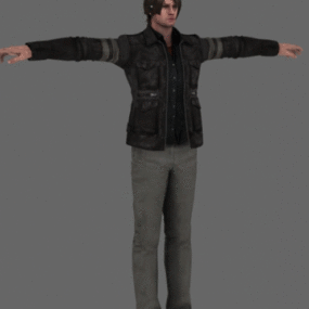 Leon Male Character 3d model