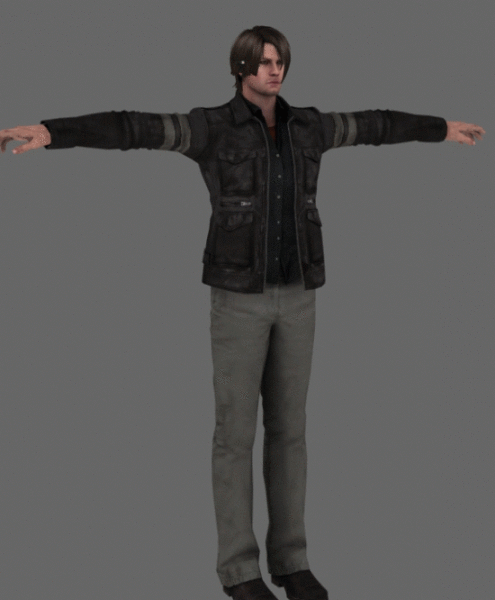 Leon Male Character 3d model Leon Male Character 3d model