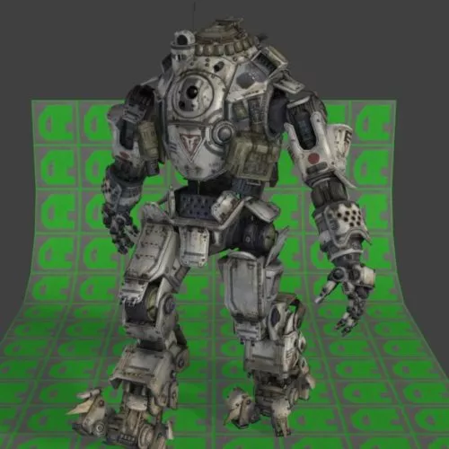 Character Atlas Titan Robot 3d model Character Atlas Titan Robot 3d model
