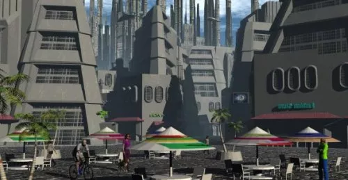 Sci-fi Scenery Building 3d model Sci-fi Scenery Building 3d model