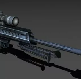 Barrett Xm500 Sniper Gun 3d model