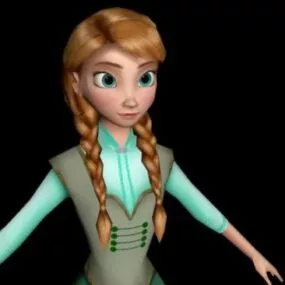 Anna Summer Rig 3d model