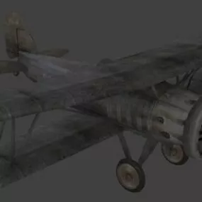 New Airplane Biplane 3d model