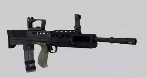 L85a2 Military Gun 3d model L85a2 Military Gun 3d model