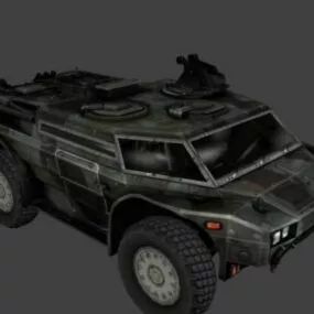 Armored Security Vehicle 3d model