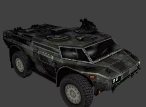 Armored Security Vehicle 3d model Armored Security Vehicle 3d model
