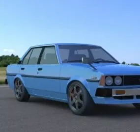 Ke70 Toyota Car 3d model